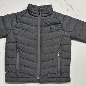 Ralph Lauren Polo Gray Puffer Jacket